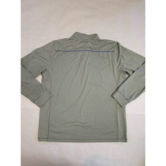 Johnnie-O Shirt Mens Size XL Gray Prep-Formance 1/4 Zip Golf Pullover Stretch - Picture 2 of 6
